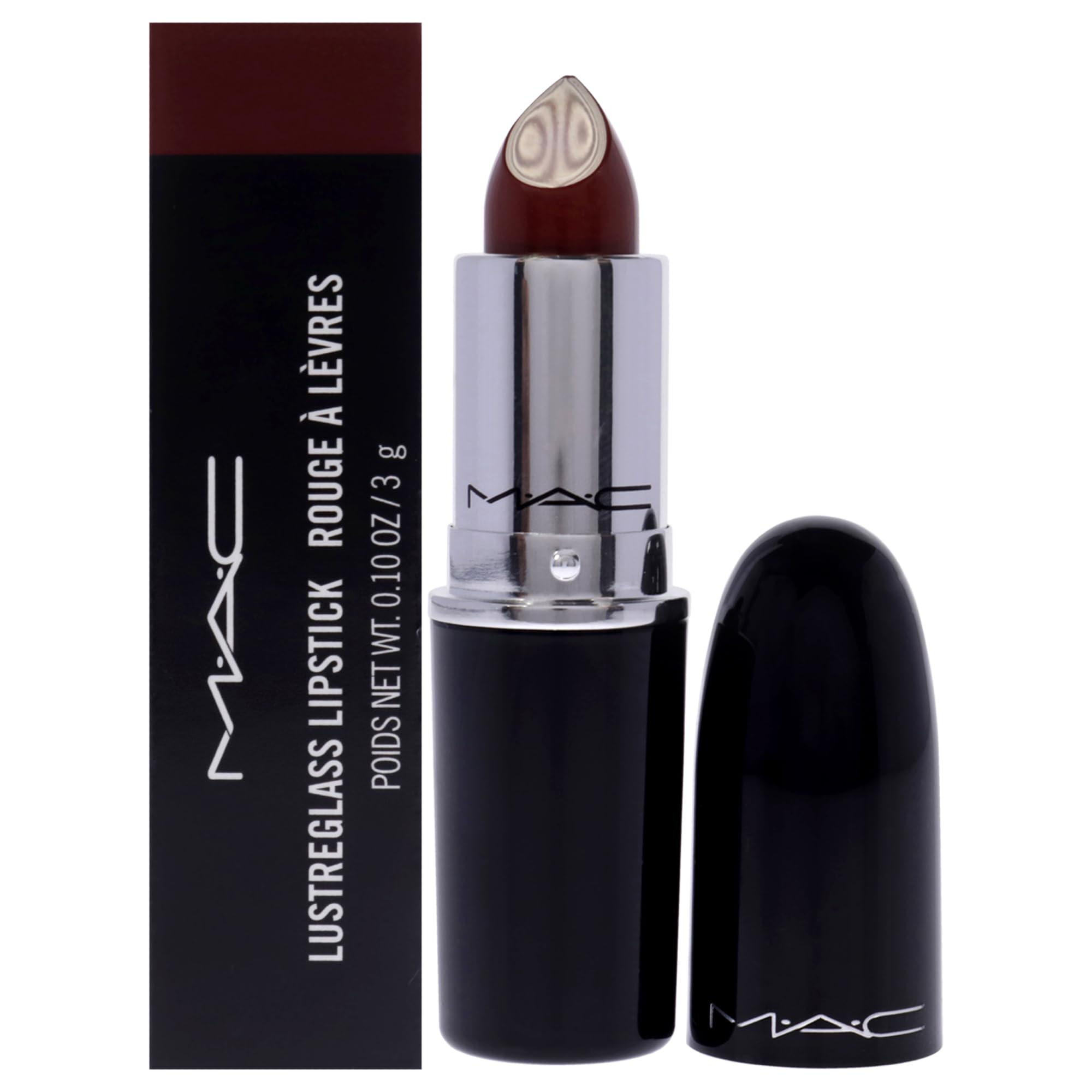 Amazon | MAC Lustreglass Lipstick - 549 PDA for Women 0.1 oz